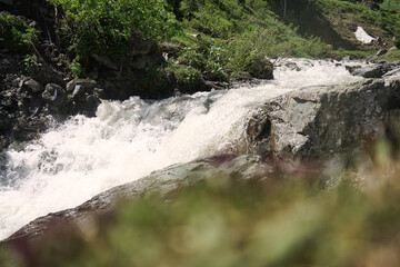 Wildwasserfluss