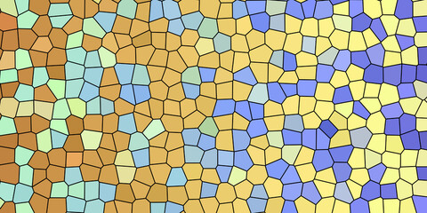 Multicolored abstract geometric background. Polygonal, mosaic pattern.