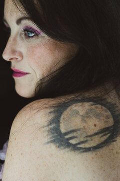 tatuaggio luna
