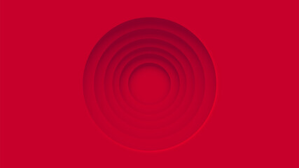 Red circles abstract center space background