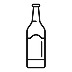 Alcohol teen problems icon, outline style