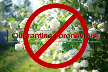 quarantine coronavirus background, abstract blurred theme coronavirus pandemic epidemic