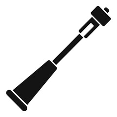 Transfusion catheter icon, simple style