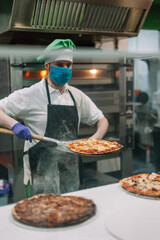 Chef Cooking Pizza