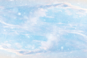 abstract snow background sky snowflakes gradient