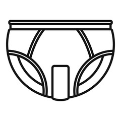 Cleanliness diaper icon, outline style