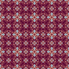 Seamless pattern with flower design 