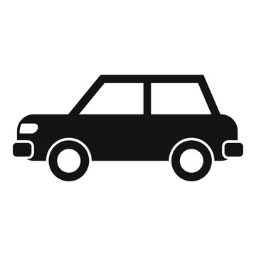 Sedan car icon, simple style
