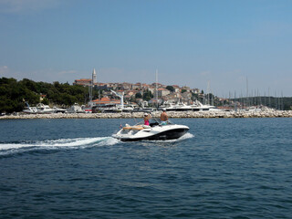 Landscape of Adriatic sea - Vrsar, Croatia