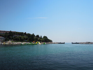 Fototapeta na wymiar Landscape of Adriatic sea - Vrsar, Croatia