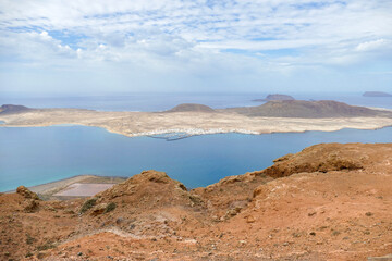 Graciosa Island in the Canary Islands