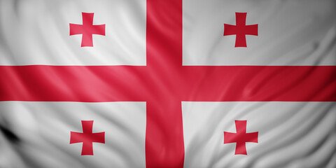 Georgia 3d flag