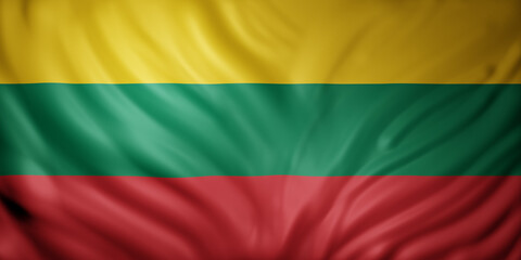 Lithuania 3d flag