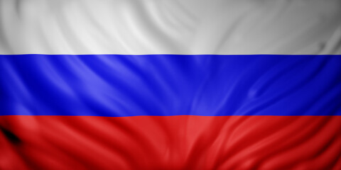 Russian Federation 3d flag