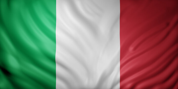 Italy 3d flag