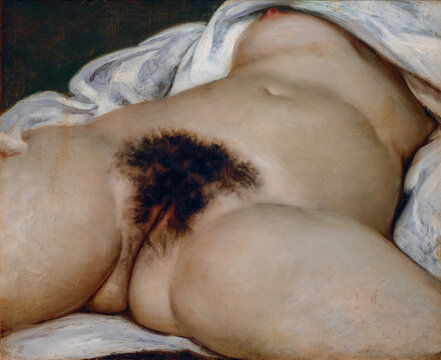 Gustave Courbet, Origin of the World, 1866, oil on canvas, Musée d'Orsay, Paris, France