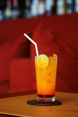 cocktail Tequila Sunrise in chill Day