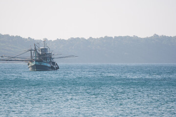 Thai Fishing boat in sea