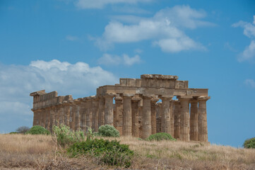 Parco archeologico di seminante in sicilia