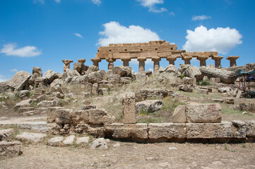 Parco archeologico di seminante in sicilia