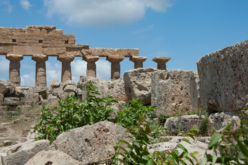 Parco archeologico di seminante in sicilia