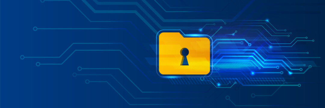 Data protection, privacy, and internet security concept. Cybersecurity for business and internet project. Vector illustration of a data security services.