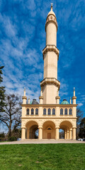 Minaret in Lednicko - valticky areal in Czech republic