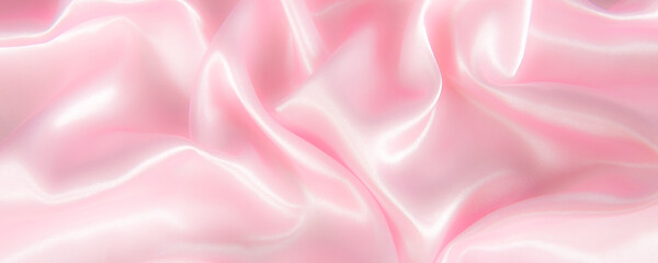 Abstract black silk fabric texture background. Cloth soft wave. Creases of satin