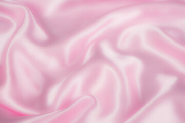 Abstract black silk fabric texture background. Cloth soft wave. Creases of satin