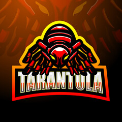 Tarantula mascot esport logo design