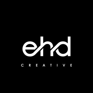 EHD Letter Initial Logo Design Template Vector Illustration