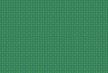 シームレスな花の模様、緑