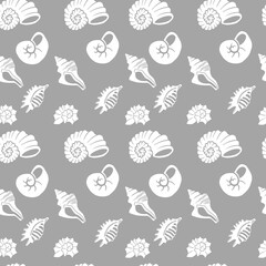 Shells Seamless Pattern