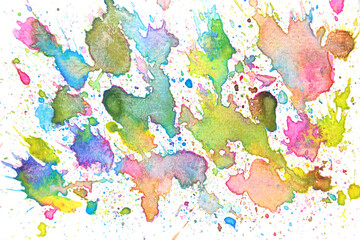 Colorful watercolor background.