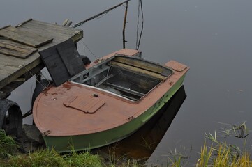 old fishing boat