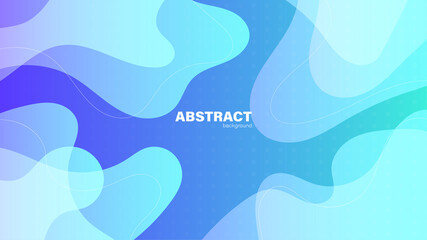 Abstract blue background and curve shape, background with copy space for design, vector.