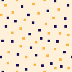 Simple abstract seamless pattern with squares. Vector background for fabric, textile, print, wrapper, wallpaper, surface design