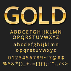 Gold font - 431710508