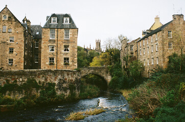 Fototapeta na wymiar Dean's Village, Edinburgh