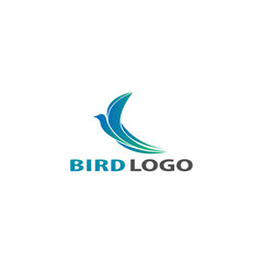 Bird logo design inspiration Colorful Vector template