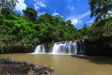 Fototapeta na wymiar Sri Dit Waterfall Thailand khaoko,Petchabun thailand