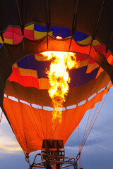 Hot Air Balloon top view