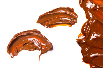 Sweet caramel pattern, top view.