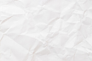 Grunge wrinkled white color paper textured background