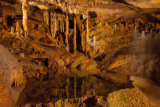 Caves of Han are a network of underground caves in Han Sur Lesse close to Rochefort, Wallonia, Belgium.