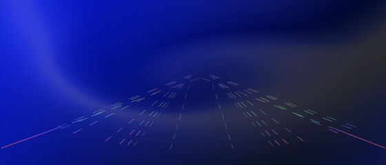 technology concept, Digital image of light rays, stripes lines with blue light, speed and motion blur over dark blue background,  3d, Photoshop, data, modern, lines, business, wallpaper, paper