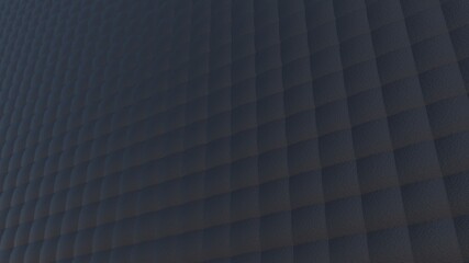 Fototapeta na wymiar Abstract dark gray textured background of convex volumetric shapes. 3d rendering image. Desktop wallpaper.