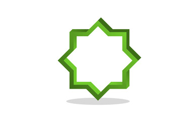 islamic ornament icon. Vector illustration.