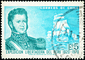 Bernardo O'Higgins on the 150th Anniversary of the Peru Liberation Expedition