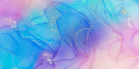 アルコールインクアートの背景イラスト